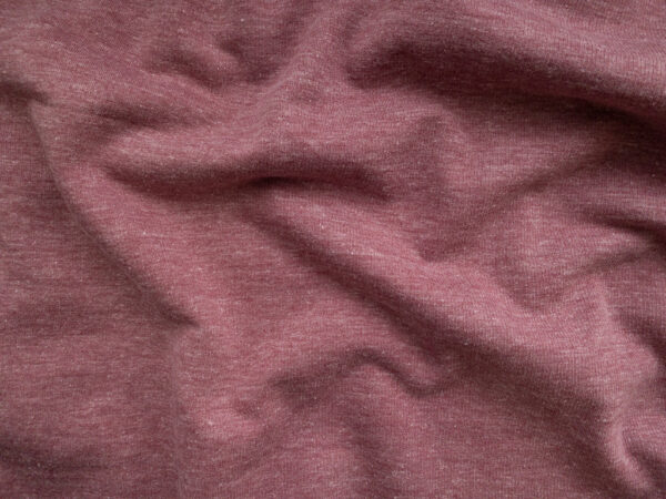 Designer Deadstock - Cotton/Polyester Sweatshirt Fleece - Rose