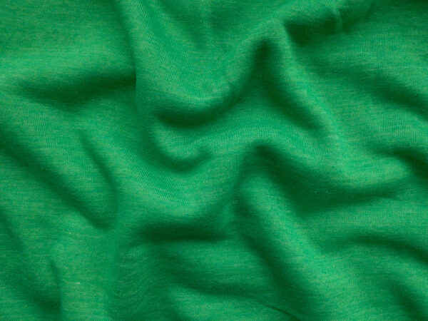 Designer Deadstock - Cotton/Polyester Sweatshirt Fleece - Kelly Green