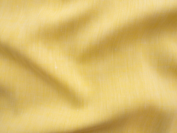 Designer Deadstock - Two-Tone Linen - Canary