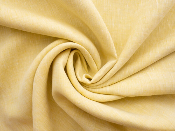 Designer Deadstock - Two-Tone Linen - Lemon