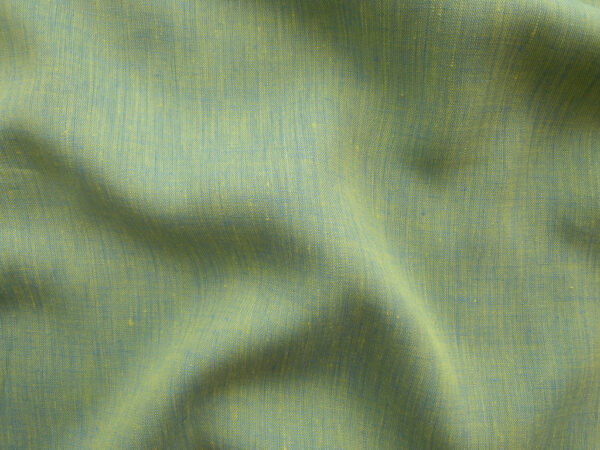 Designer Deadstock - Two-Tone Linen - Lichen