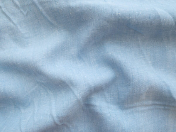 Designer Deadstock - Two-Tone Linen - Blue Chambray
