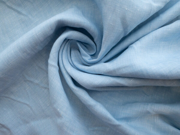 Designer Deadstock - Two-Tone Linen - Blue Chambray