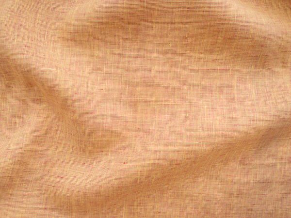 Designer Deadstock - Two-Tone Linen - Sherbert