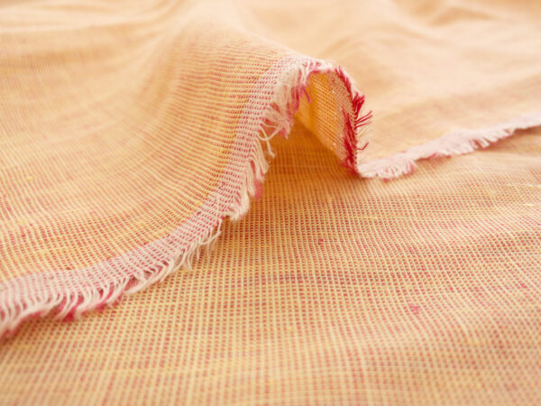 Designer Deadstock - Two-Tone Linen - Sherbert