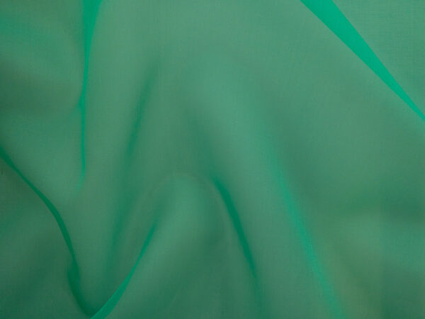 Designer Deadstock - Silk Organza - Kelly Green