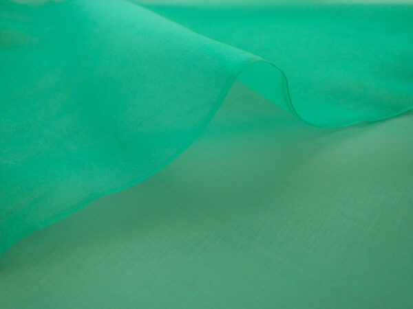 Designer Deadstock - Silk Organza - Kelly Green