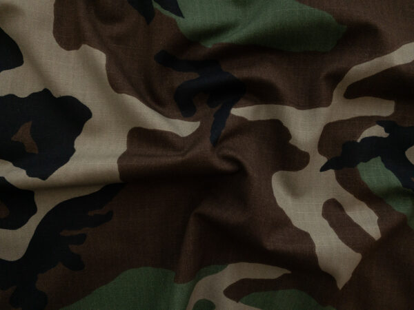 Designer Deadstock - Cotton Ripstop - Classic Camouflage