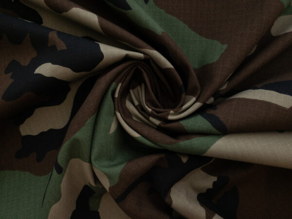 Designer Deadstock - Cotton Ripstop - Classic Camouflage