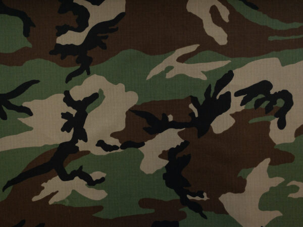 Designer Deadstock - Cotton Ripstop - Classic Camouflage