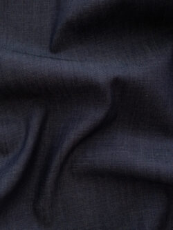 Designer Deadstock - Rayon Chambray - Navy Blue