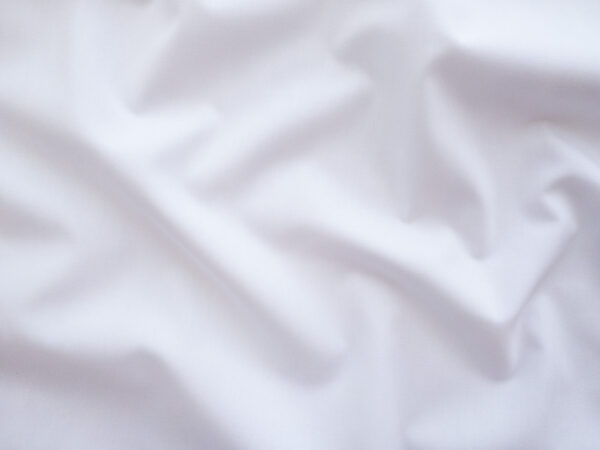 Designer Deadstock – Cotton/Polyester Poplin – White