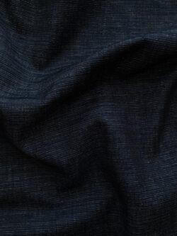 Japanese Textured Yarn Dyed Cotton - Tiny Stripe - Indigo