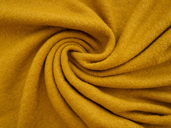 Lady McElroy - Jubilee Boiled Wool/Viscose - Mustard