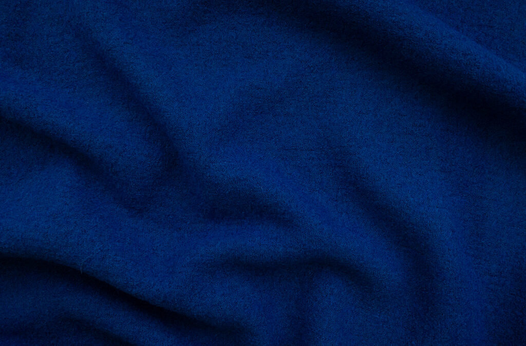 Lady McElroy – Jubilee Boiled Wool/Viscose – Cobalt Blue