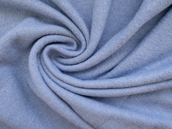 Lady McElroy - Jubilee Boiled Wool/Viscose - Ice Blue