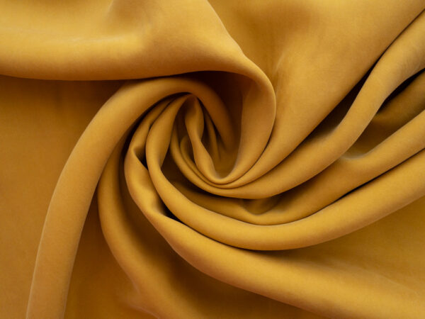 Sandwashed Cupro/Viscose Challis - Gold