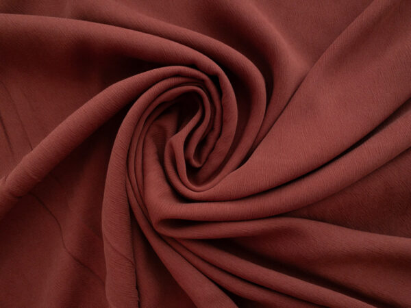 Sueded Tencel/Viscose Crepe - Terra Cotta