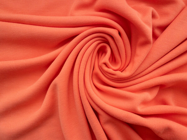 British Designer Deadstock - Viscose Blend Double Knit - Sherbert