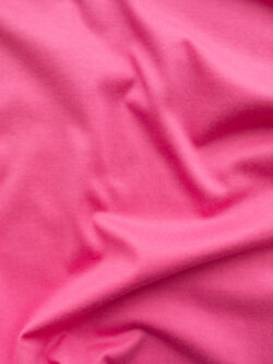 British Designer Deadstock - Cotton Jersey - Barbie Pink