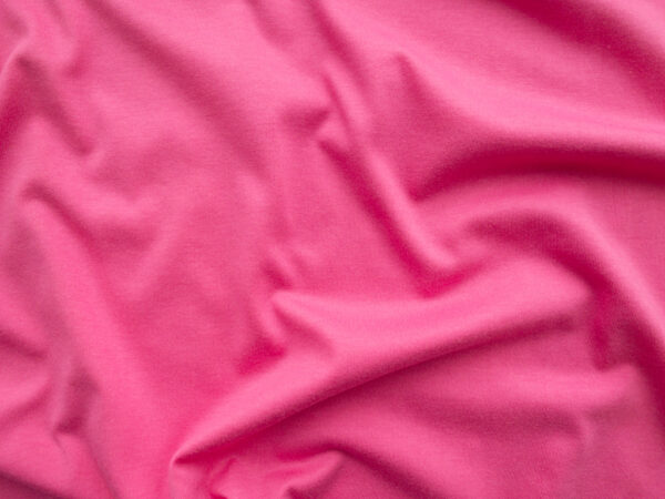 British Designer Deadstock - Cotton Jersey - Barbie Pink