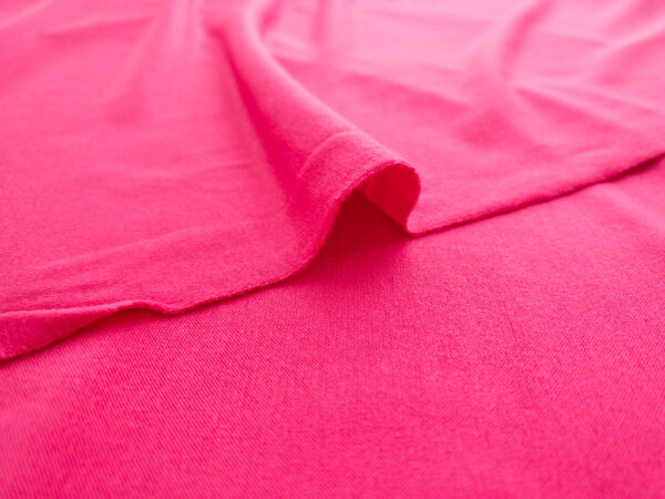 British Designer Deadstock - Viscose/Spandex Jersey - Hot Pink