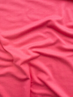 British Designer Deadstock - Viscose/Spandex Jersey - Carnation