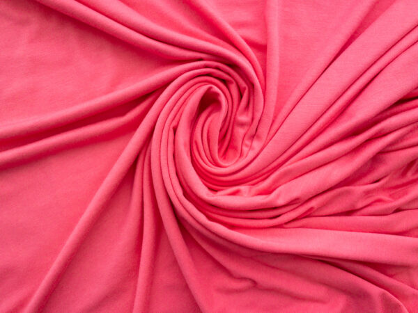 British Designer Deadstock - Viscose/Spandex Jersey - Carnation