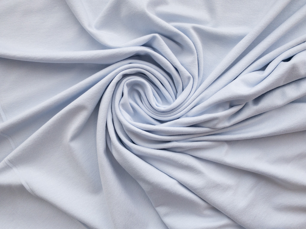 Blue viscose elastane