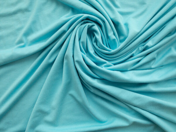 British Designer Deadstock - Viscose/Spandex Jersey - Aqua