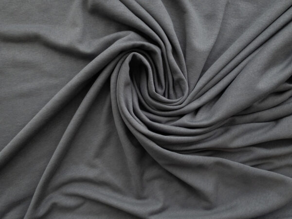 British Designer Deadstock - Viscose/Spandex Jersey - Slate