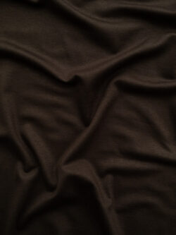 British Designer Deadstock - Viscose/Spandex Jersey - Dark Chocolate