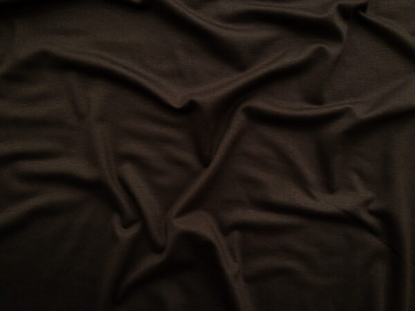 British Designer Deadstock - Viscose/Spandex Jersey - Dark Chocolate