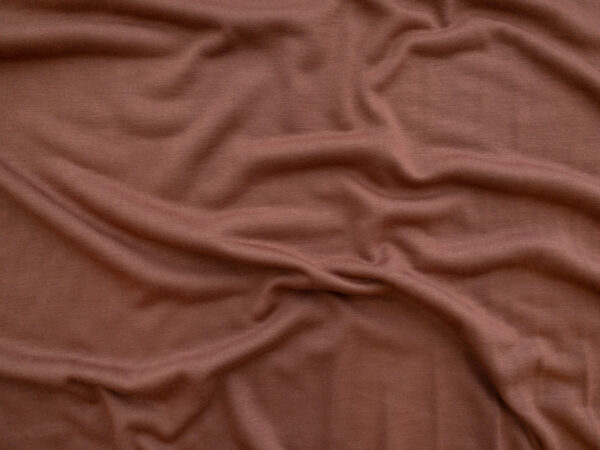 British Designer Deadstock - Viscose/Spandex Jersey - Cinnamon