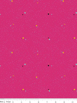 Quilting Cotton – Colour Wall - Dots - Hot Pink