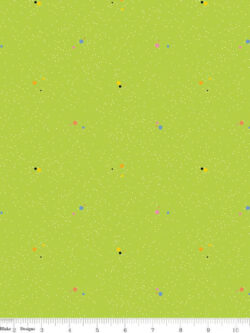 Quilting Cotton – Colour Wall - Dots - Lime