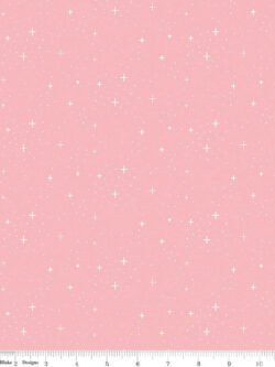 Cotton Flannel - Stars - Peony