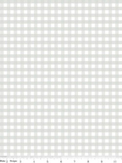 Cotton Flannel - Gingham - Gray