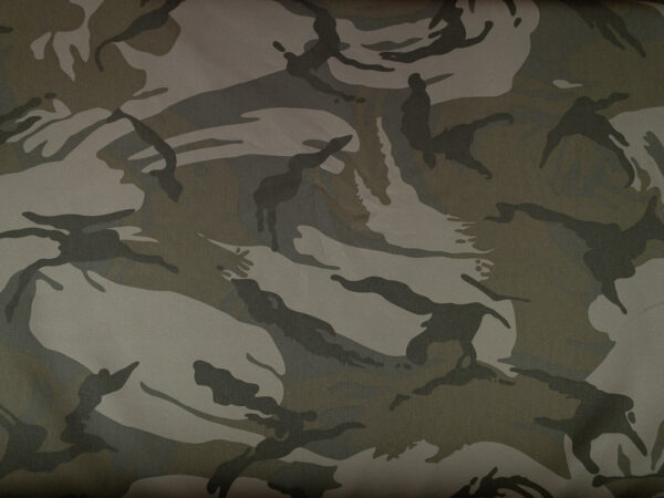 Designer Deadstock - Cotton Twill - Camouflage - Olive