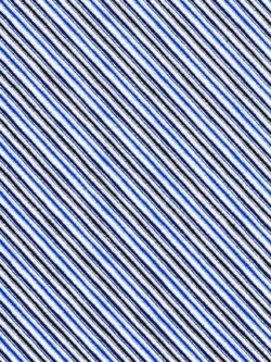 Quilting Cotton – Holiday Charms - Stripes - Navy/Metallic Silver