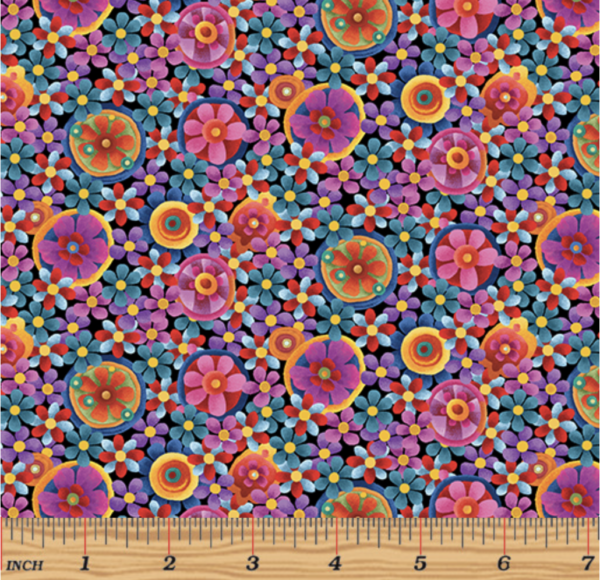 Quilting Cotton – Something to Crow About - Flowershine - Multi