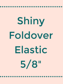 Shiny Foldover Elastic - 5/8"