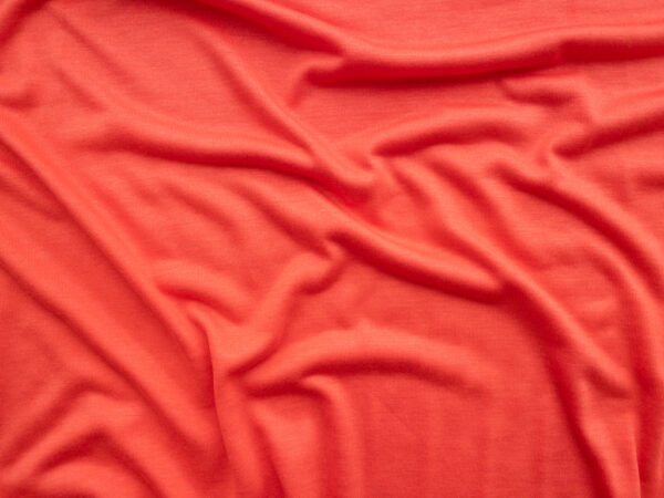 British Designer Deadstock - Viscose/Spandex Jersey - Coral