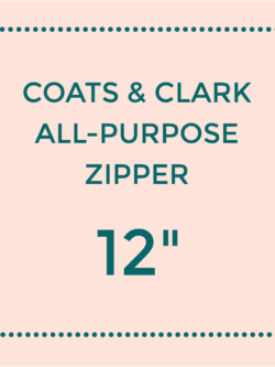 Coats & Clark All Purpose Zipper - 12"