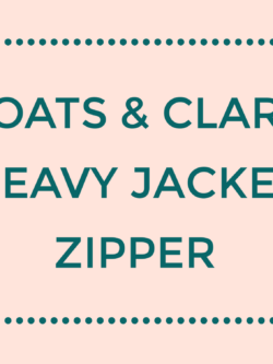 Coats & Clark Heavy Jacket Zipper