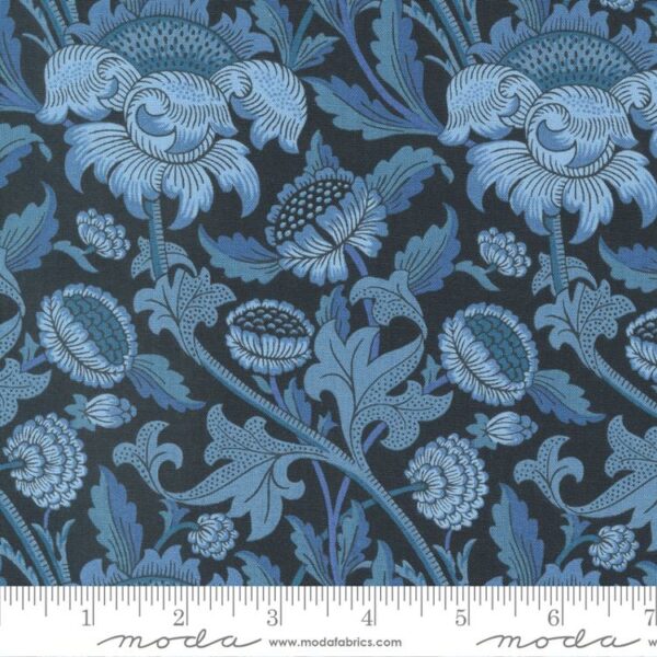 Quilting Cotton - Morris Meadow - Wey Florals - Kelmscott Blue