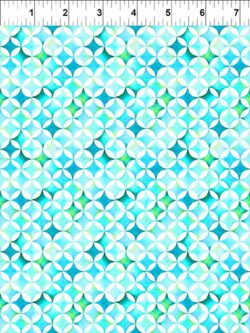 Quilting Cotton - Summer Breeze - Tiles - Teal