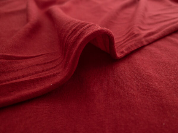Designer Deadstock - Bamboo/Cotton Blend Jersey - Red