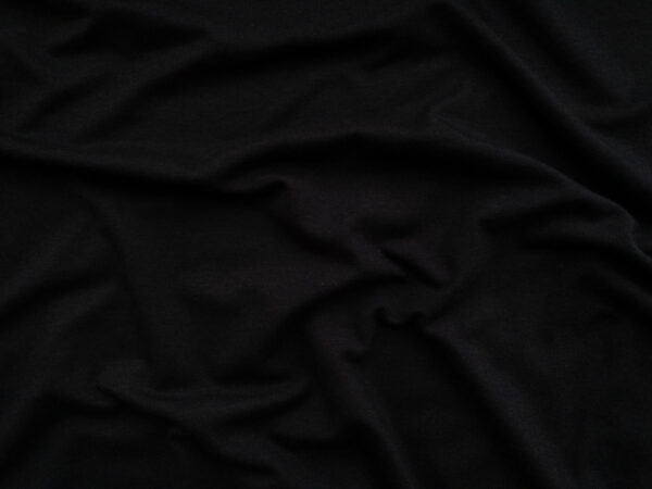 Designer Deadstock - Bamboo/Cotton Blend Jersey - Black