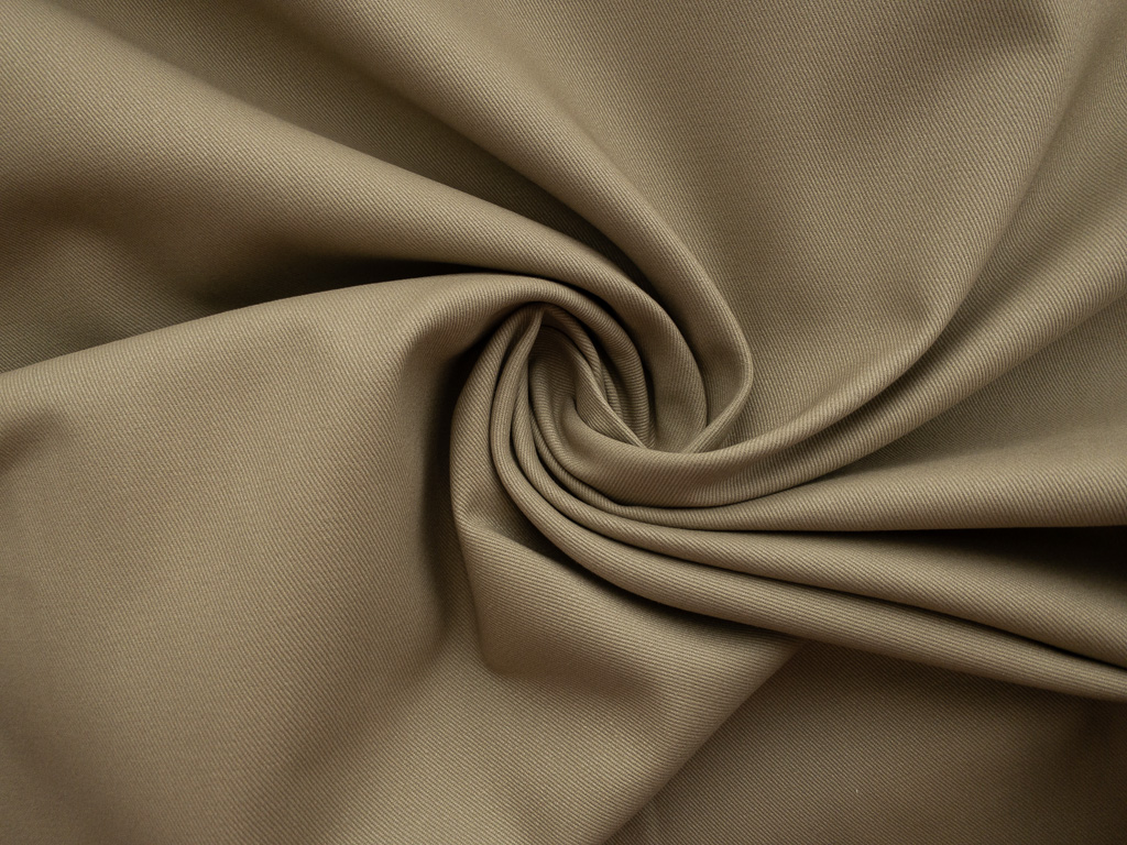 Designer Deadstock - Cotton Twill - Khaki